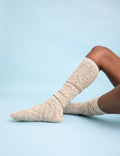 Cozy Speckled Knit Boot Socks