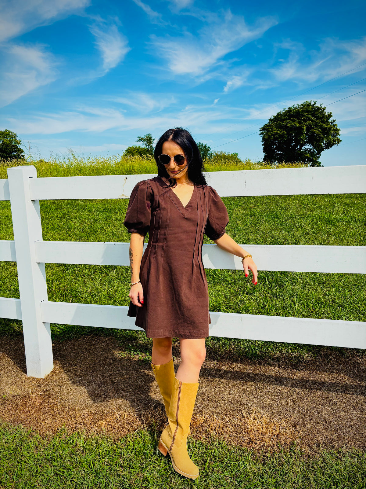 Brown Sugar Mini Dress