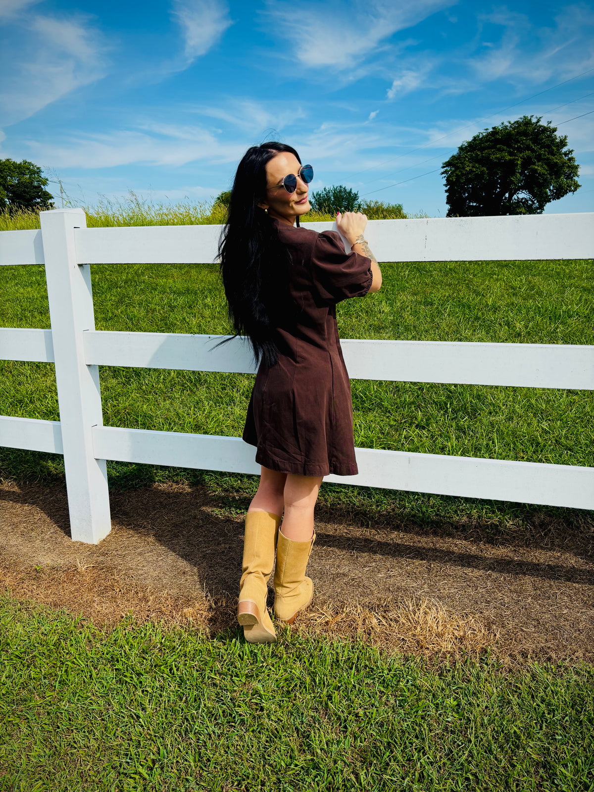 Brown Sugar Mini Dress