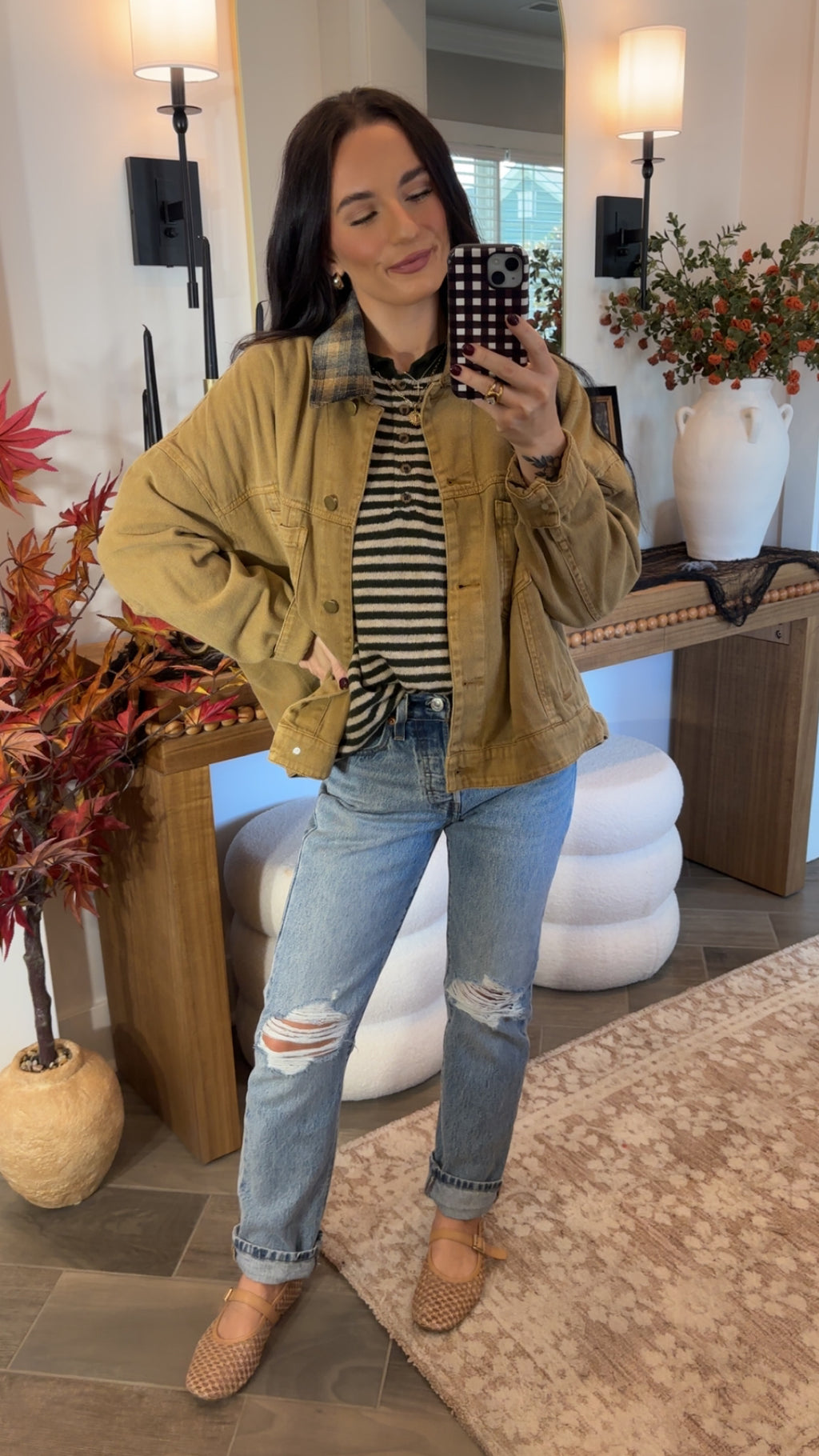 The Olive Grove Henley Sweater